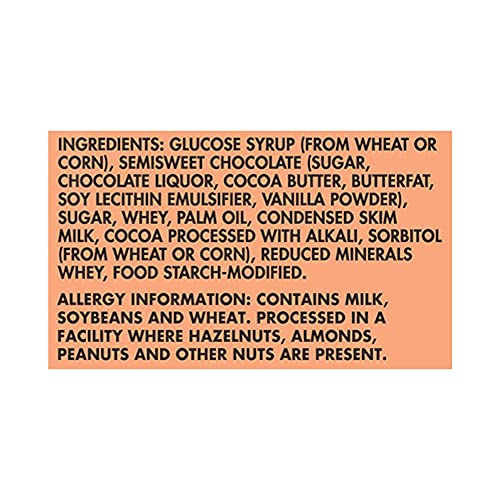 Riesen Dark Chocolate Covered Caramel Candies - Individually Wrapped Soft & Chewy Candy Pieces, 45% Cacao, European Dark Chocolate - 30 oz Bulk Bag (Pack of 1)