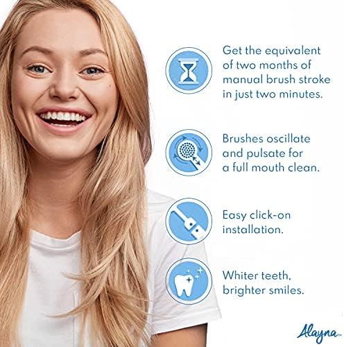 Alayna Replacement Toothbrush Heads for Oralb 20 Cross Compatible with Oral-B Braun Electric Toothbrush Fits Oral b Action Pro 1000 Floss Kids Clean