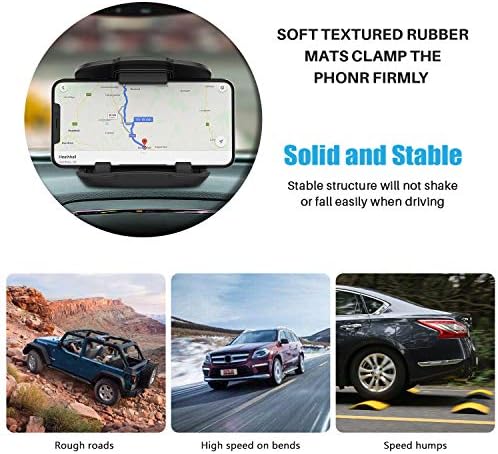 GPS Holder for Car, GPS Dash Mount for Garmin, Nuvi Drive Dezl Drivesmart, Tomtom, Magellan Roadmate, Rand McNally, Navman
