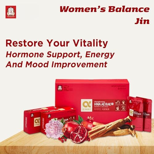 Jung Kwan Jang HWA AE RAK JIN Red Ginseng Women's Balance Drink 30 Pouches