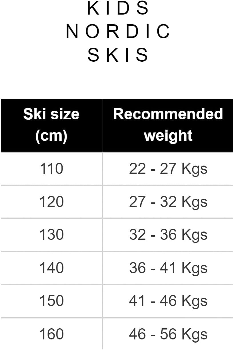 Rossignol Junior Evo Action 55 AR Lightweight Stable Beginner Nordic Touring Snow Skis with Kid's Nordic Bindings Step in