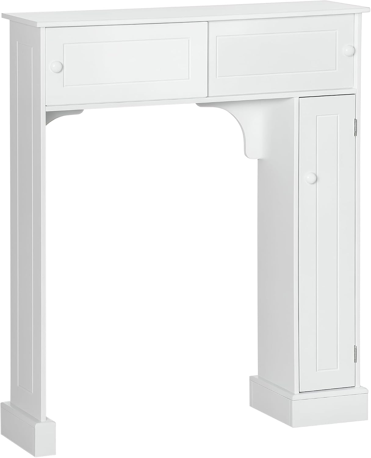 HOMCOM Over The Toilet Bathroom Cabinet Storage Cabinet White