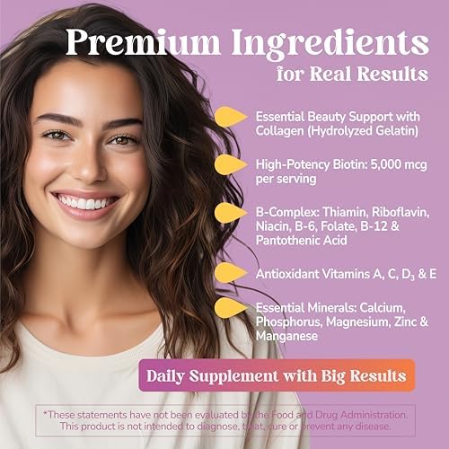 21st Century Hair, Skin and Nails Extra Strength Tablets, 90 Count (27847) | Extra-Strength Hair, Skin & Nails Formula with Biotin & Vitamins A, C & E