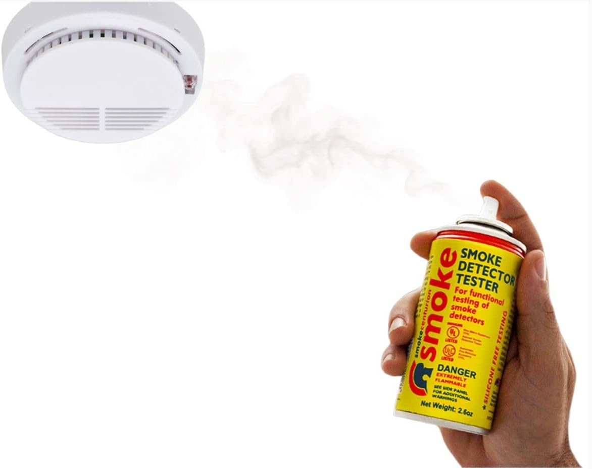 Smoke Detector Tester, 10 in. L x 9 in. W