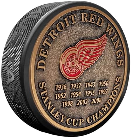 Sports Decor Stanley Cup Years Gold Medallion Puck