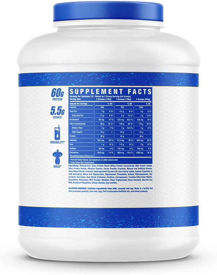 Ronnie Coleman Signature Series King Mass XL, Vanilla Ice Cream, 2.75kg