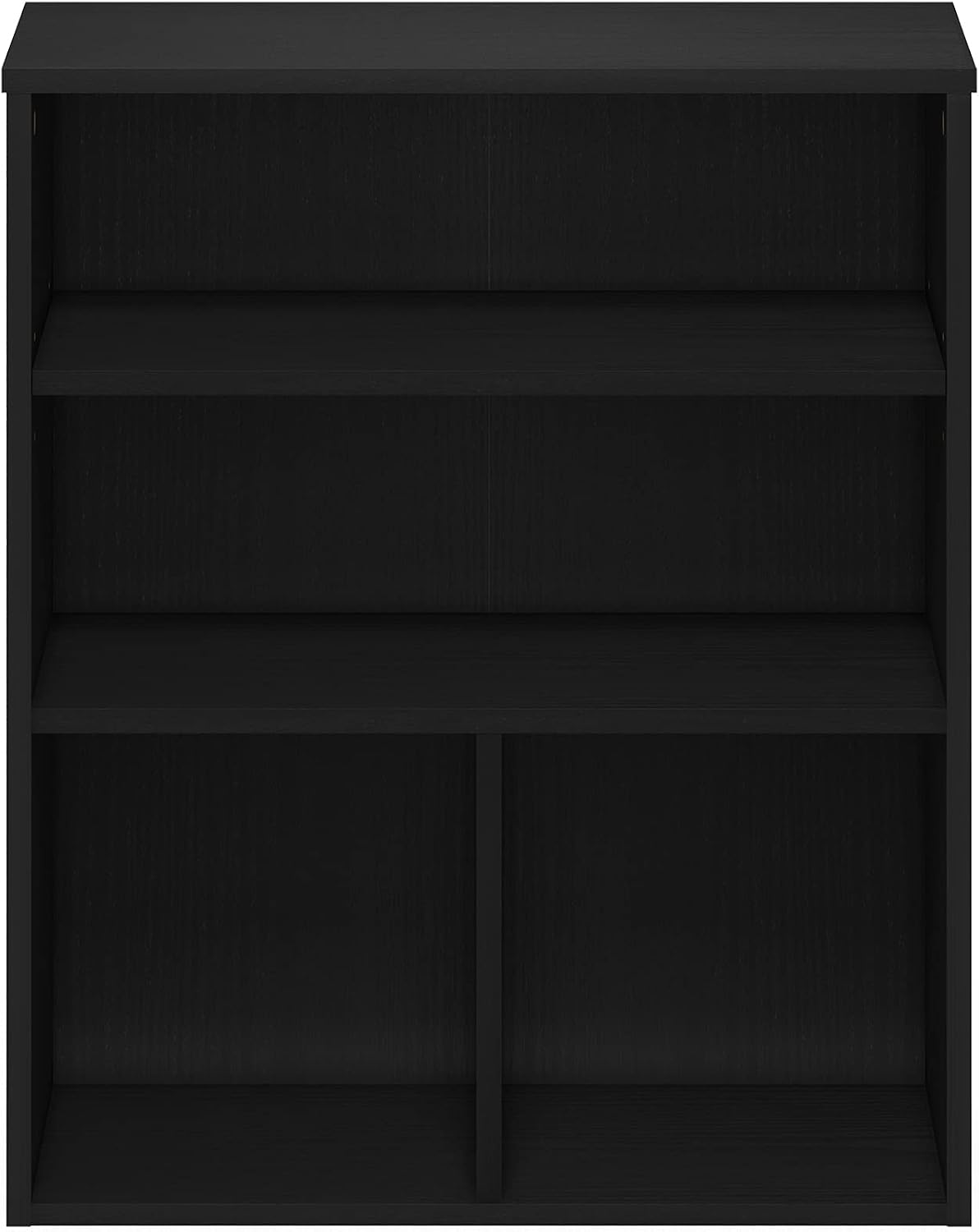 Furinno Jaya Book Shelf, 3-Tier Bookshelf, Bookcase with Adjustable Shelves, 9.5 x 24.5 x 40.3, for Organization and Storage, for Living Room, Bedroom, Home Office, White