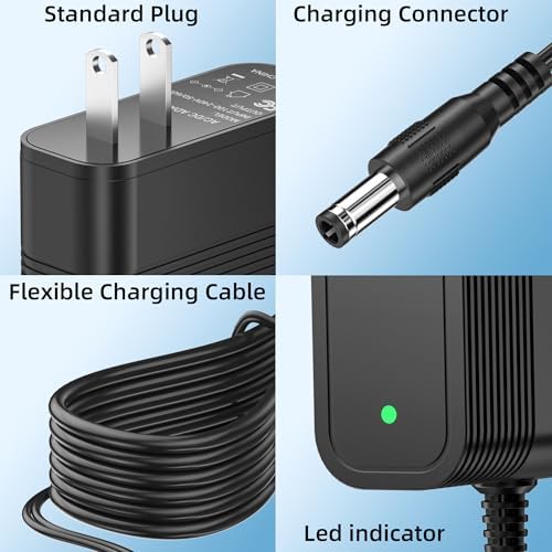 14V Charger for Halo Bolt 58830 57720 Jump Starter Adapter Compatible with Halo Bolt 44400 1201 Portable Car Jump Starter Power Supply Cord