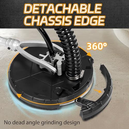 Nouva Power Drywall Sander, Electric Vacuum Sander Variable 6 Speed Adjustment Foldable with 6 Sand Pads