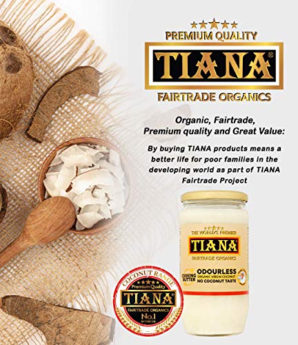 Tiana Organic and Fairtrade Pure Coconut Butter 750 ml