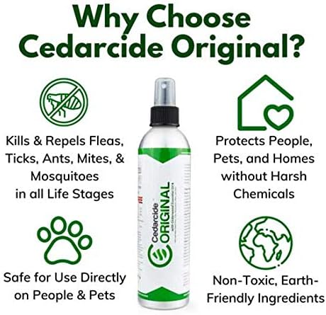 Cedarcide Original & Tickshield Family Pack | Natural Cedar & Lemongrass Oil Bug Spray | Eco-Friendly