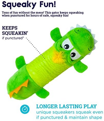 Petstages Stuffing-Free Lil' Squeak Monkey Plush Dog Toy, Small
