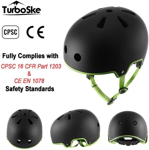 Skateboard Helmet,BMX Bike Multi-Sport Helmet for Youth,Men Women