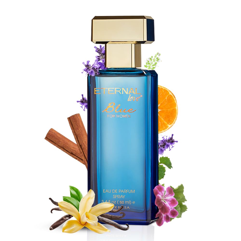 Eternal Love for Women - Long Lasting Eau de Parfum Spray - Premium Floral Fragrance with Peach & Sandalwood - Soft Feminine Scent - 3.4oz