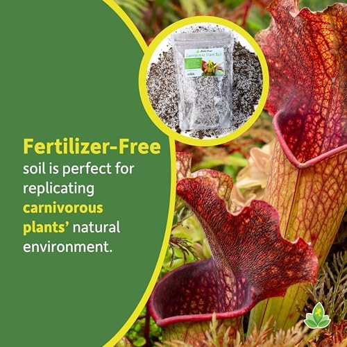 Josh's Frogs Carnivorous Plant Soil, 1 Quart | Venus Fly Traps/Pitchers/Sundews