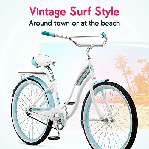 Kulana Lakona Shore, Tide or Wave Cruiser Bike, 20, 24 or 26 Inch Bike for Adults and Youth, 7 or Single Speed Beach Cruiser Bicycle