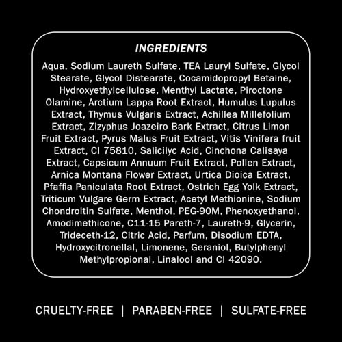 TRUSS Therapy Anti Dandruff Shampoo, Menthol Sulfate Free