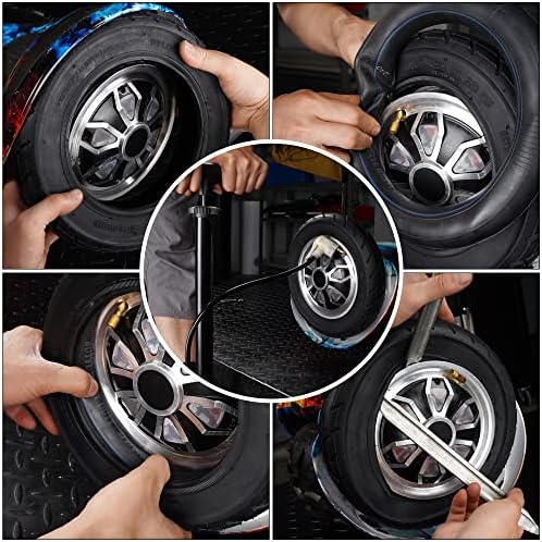 10x2.125 Tire and Inner Tube with 0° Valve Stem for 10" Tires with 6" Rims | Compatible with Self Balancing Scooter, Smart Electric Bike, Bicycle