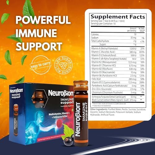 Neurobion Immune Support with Echinacea & Zinc 10 vials x 10 ml