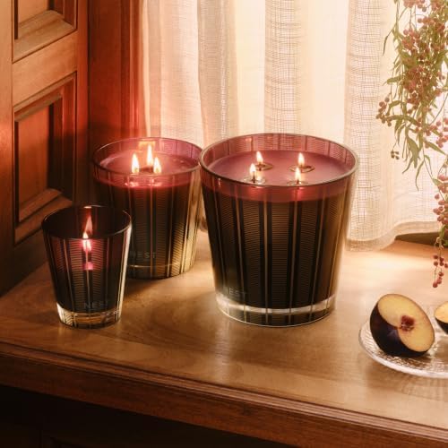NEST New York Scented Classic Candle, Pumpkin Chai - 8.1 oz - Up to 60-Hour Burn Time - Reusable Glass Vessel
