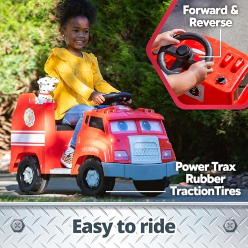 Kid Trax Real Rigs Toddler Recycling Truck Interactive Ride On Toy, Kids Ages 1.5-4 Years, 6 Volt Battery and Charger, Sound Effects