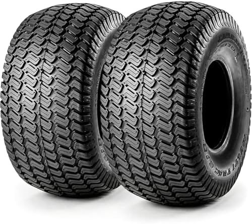 Carlisle Multi-Trac C/S 25X8.50-14 90A4 B | Lawn Mower & Garden Tractor All Season Traction 90A3 Rated 4 Ply Bias Construction Black Sidewall Tire