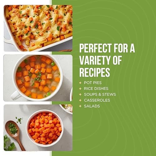 Augason Farms Dehydrated Diced Carrots Can | Emergency Food Supply, 216 Servings, 25 Year Shelf Life, Great for Cooking, Baking, and Snacks, Dehydrated Meals