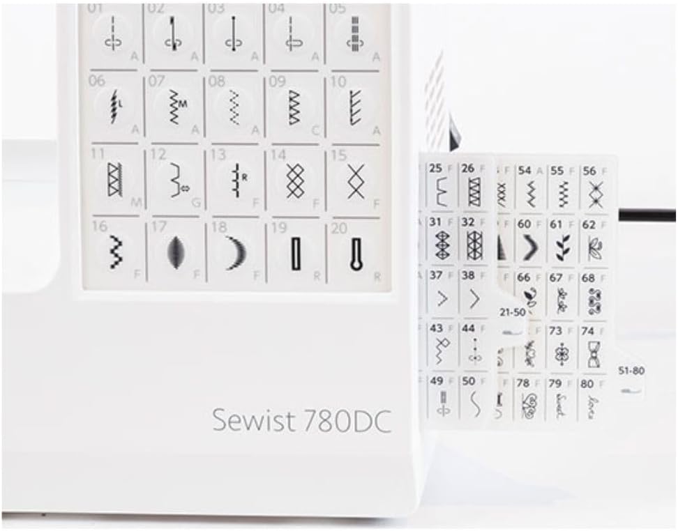 Janome Sewist 780dc Computerized Sewing Machine, 80 Stitches