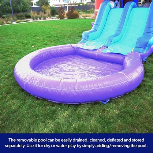 14x18 Enchanted Forest Inflatable Bounce House Dual Slide Pool