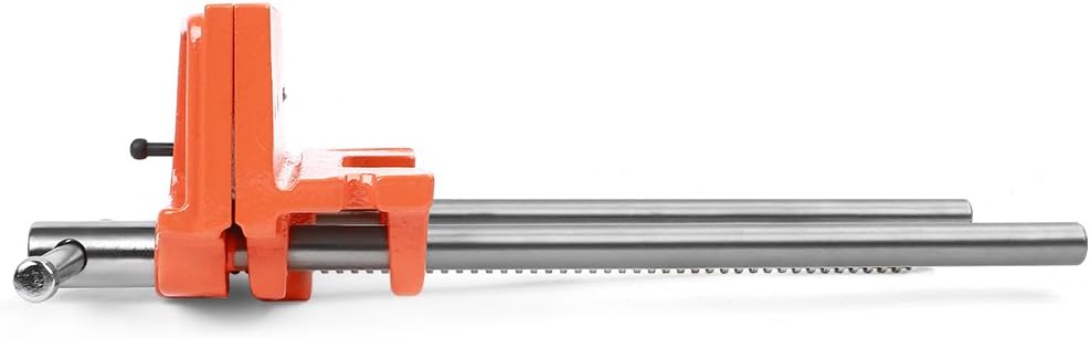 Pony Jorgensen 27091 Medium Duty Woodworker's Vise, Orange, Grey, 9-Inch By 7-Inch | 7" Jaw Width, 9" Maximum Opening, Bench Vice for Medium Duty Home