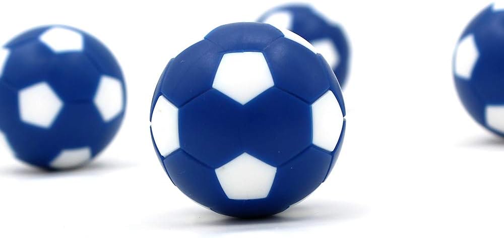 BQSPT Foosball Table Replacement Foosballs,Mini Colorful 36mm Official Tabletop Game Ball - Set of 14 Soccer Balls (14 Pack)