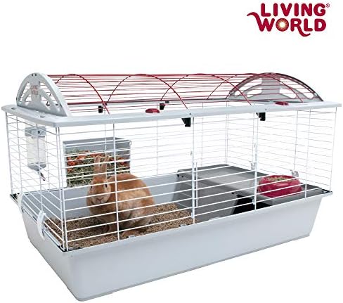Living World - Deluxe Hybrid Habitat, X-Large | Rabbit, Guinea Pig, Chinchillas, and Small Animal Cage