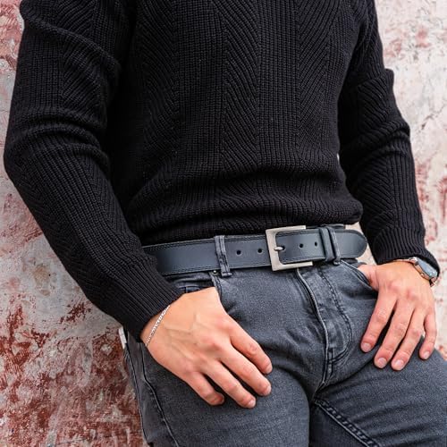 Hide & Drink Rugged Full Grain Leather Belt - Durable Men's Belt for Jeans, Western, Casual & Dress, Mens Belts for Men