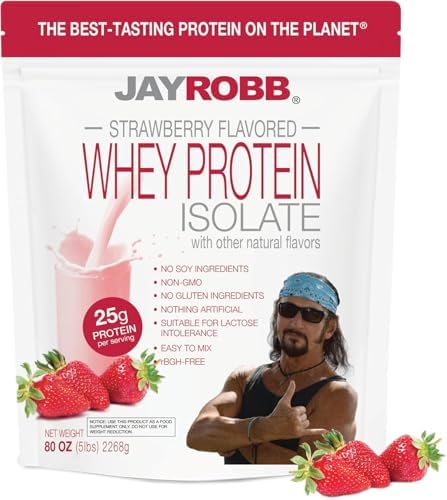 JAYROBB Whey Protein (5 Pound, Vanilla)