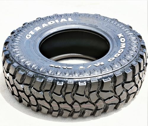 GT Radial KOMODO M/T Plus All-Terrain Radial Tire - LT235/75R15 104/101Q | Light Truck Mud Terrain All Season Traction 104/101Q Rated C (6 Ply) Radial Construction Raised White Letters Tire