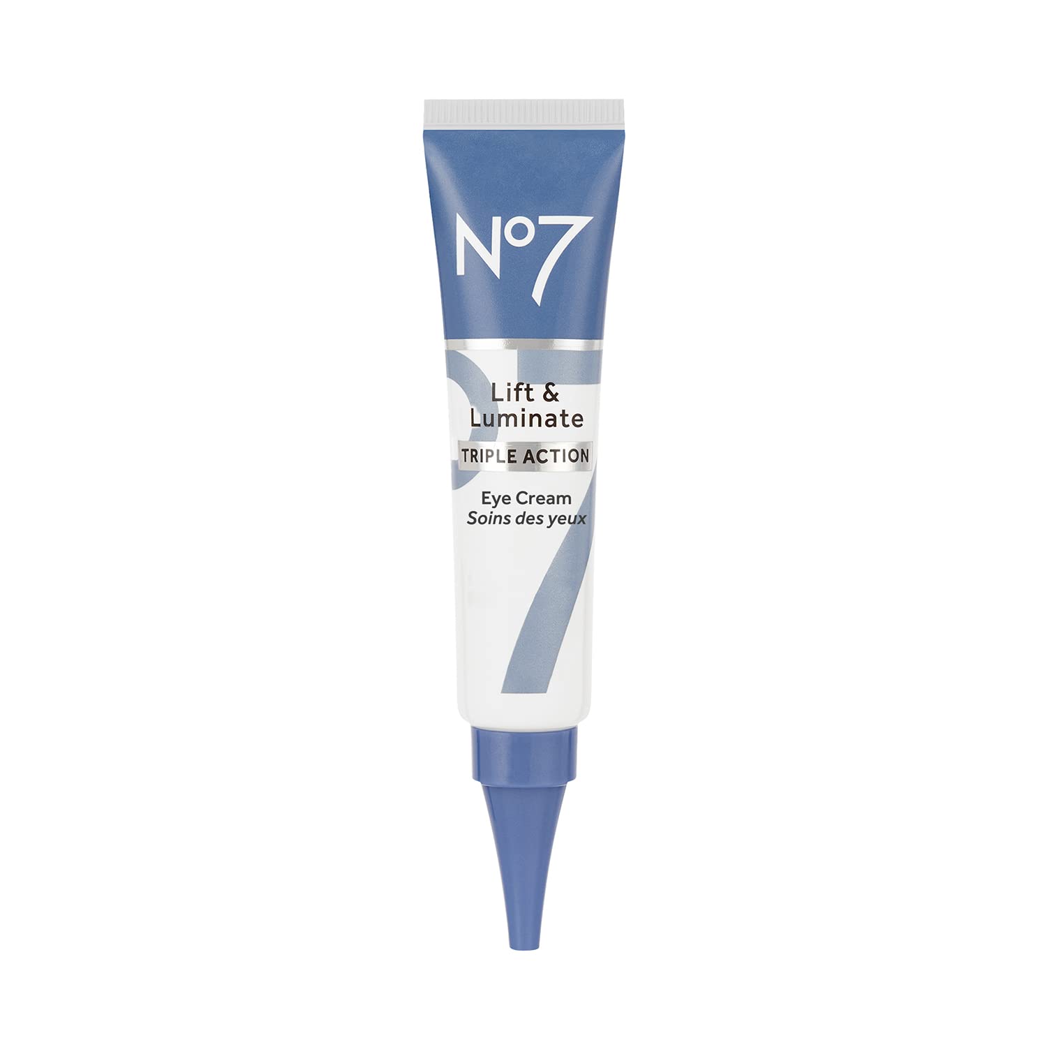 No7 Lift & Luminate Triple Action Under Eye Cream, 0.5 Oz | Treatment for Reducing Puffiness, Bags & Appearance of Wrinkles
