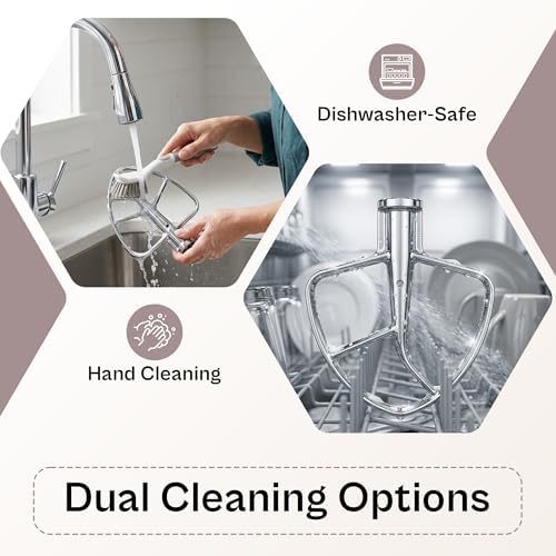 7&8 Quart Kitchen Stand Stainless Steel Mixer Attachments for Kitchen-Aid