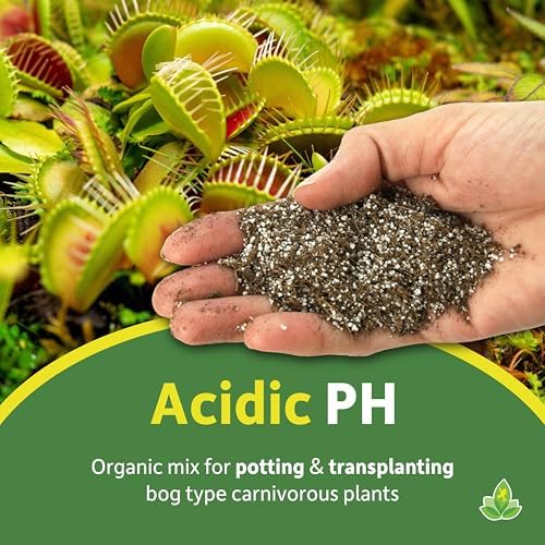 Josh's Frogs Carnivorous Plant Soil, 1 Quart | Venus Fly Traps/Pitchers/Sundews