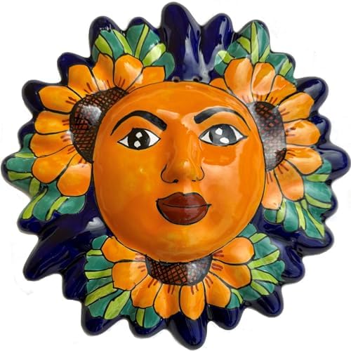 Sunflower Talavera Ceramic Sun Face