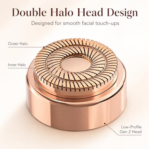 Replacement Heads for Finishing Touch Flawless Generation 2 Facial Hair Remover, 2 Count