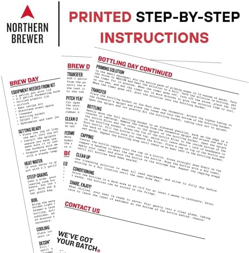 Northern Brewer - Brew. Share. Enjoy. HomeBrewing Starter Set, Equipment and Recipe for 5 Gallon Batches (Hank's Hefeweizen)