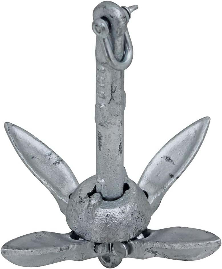 Extreme Max 3006.6542 BoatTector Galvanized Folding Anchor - 1.5 lbs.
