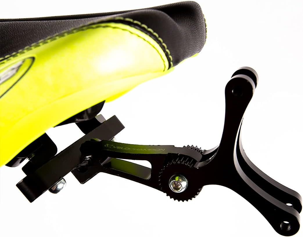 VeloChampion Universal Bike Water Bottle Holder Mount & 2 Cages, Standard | Rear Bike Saddle Bottle Cage Mount for Triathlon & Road Cycling. Holds 2 Bottles up to 750ml, Fits Saddle Rails 50-80mm