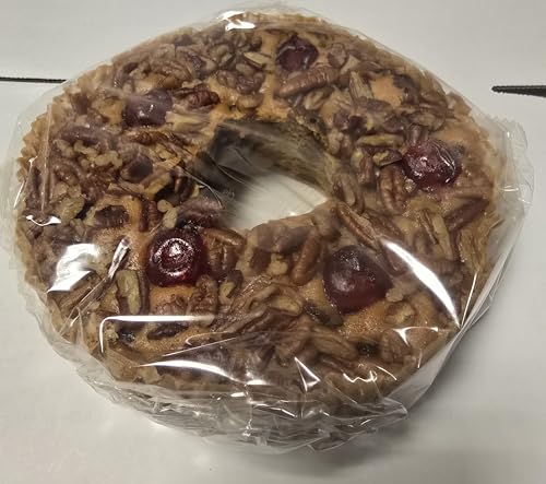 Jane Parker Fruitcake Bourbon & Rum Fruit Cake 3 Pound (48 Ounce) Ring in a Collectible Holiday Tin-Holiday-Christmas Cake-The Best Fruitcake You