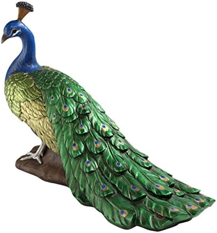 Design Toscano The Regal Peacock Garden Sculpture