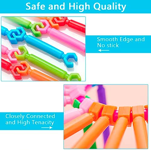 Juboury 1054Pcs Building Toy Building Blocks Bars Educational Set Puzzle