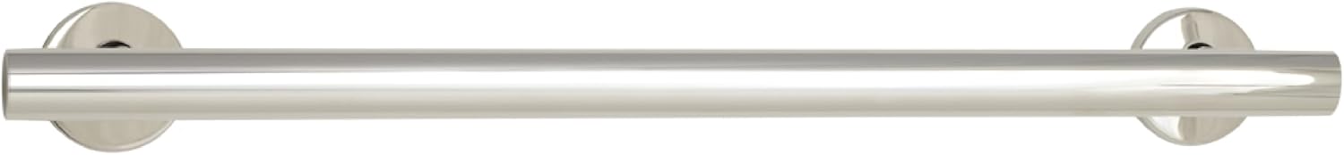 Seachrome 18-inch Coronado Designer Straight Bathroom Shower Grab Bar, Satin Stainless Steel, Brushed Nickel