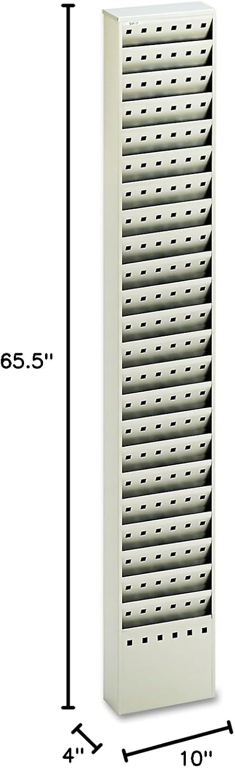 Safco 4321BL Steel Magazine Rack, 11 Pockets - Durable Wall Mounted Black Steel Construction with Optional Base - Perfect Office or School Resource Solution