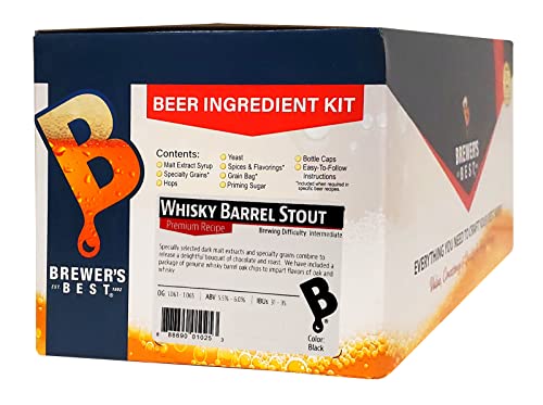 Brewers Best Whiskey Barrel Stout Beer Ingredient Kit