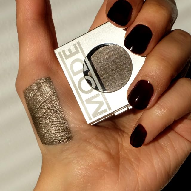 MODE Matte Grey Brown Taupe Eyeshadow Absolute FUNDAMENTAL High Pigment Long Wear Potent Color, Nourishing Natural Pressed Powder Eye Shadow Single Compact, Vegan, Cruelty Free